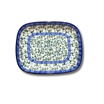 160 Bunzlau Rechthoekige schaal 1822X 160 Schotel Rechthoekig 18,5x15cm